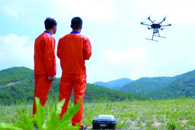 汶上无人机倾斜摄影巡检拍摄